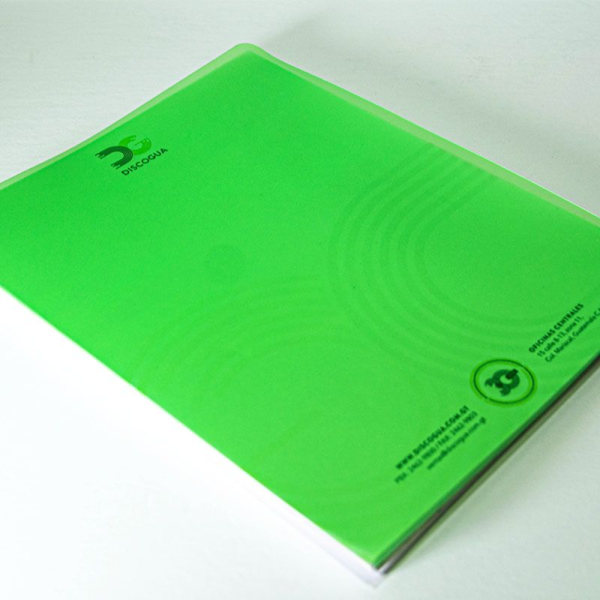 PAQUETE CARATULA PLASTICA 13 MM CARTA SND VERDE